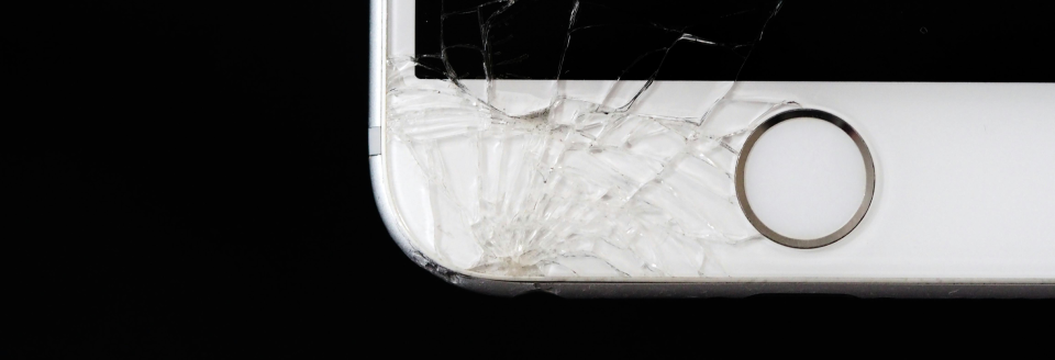 Broken iPhone screen